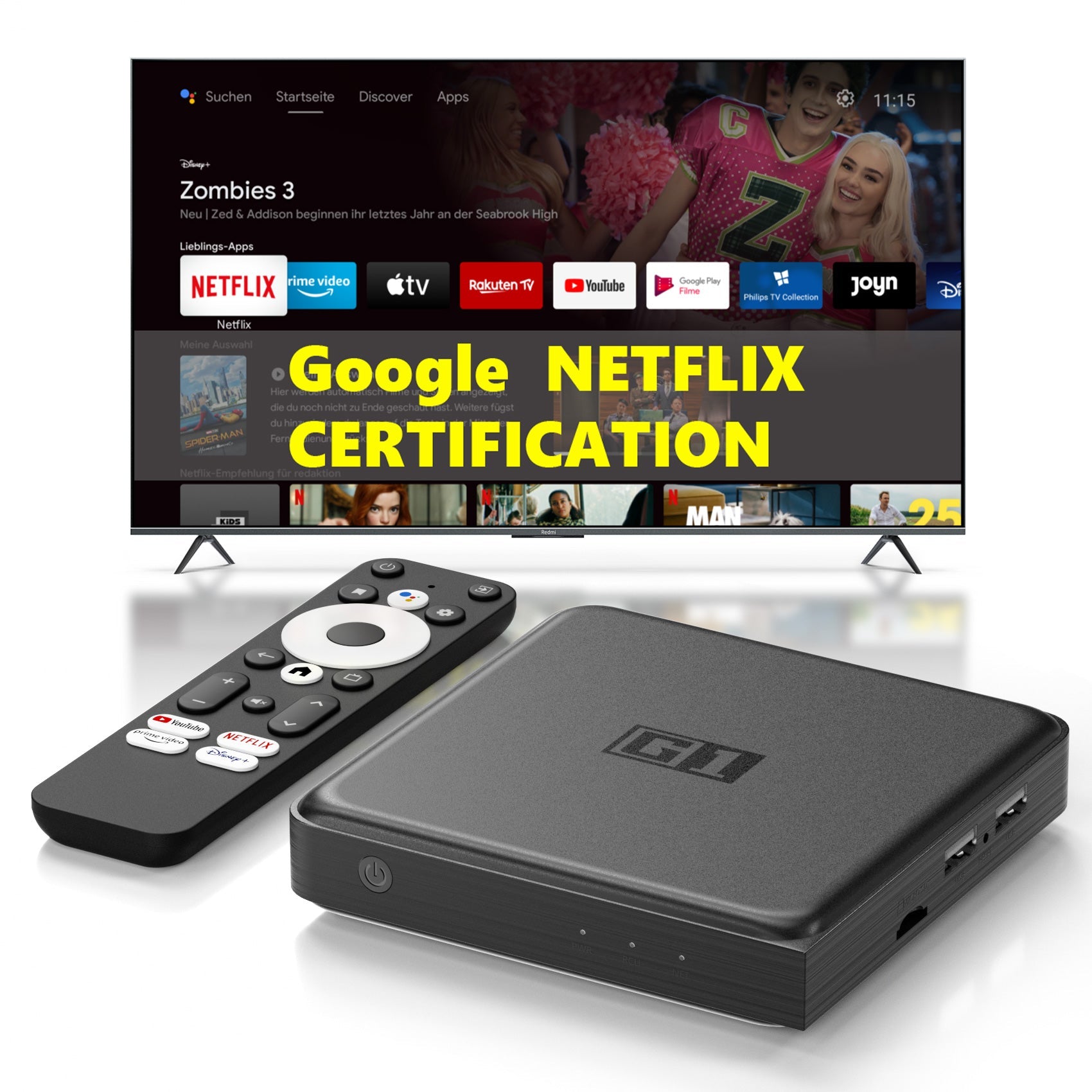 Android 11.0TV Box G1 - Google Certified Smart Box - Arcade Systems